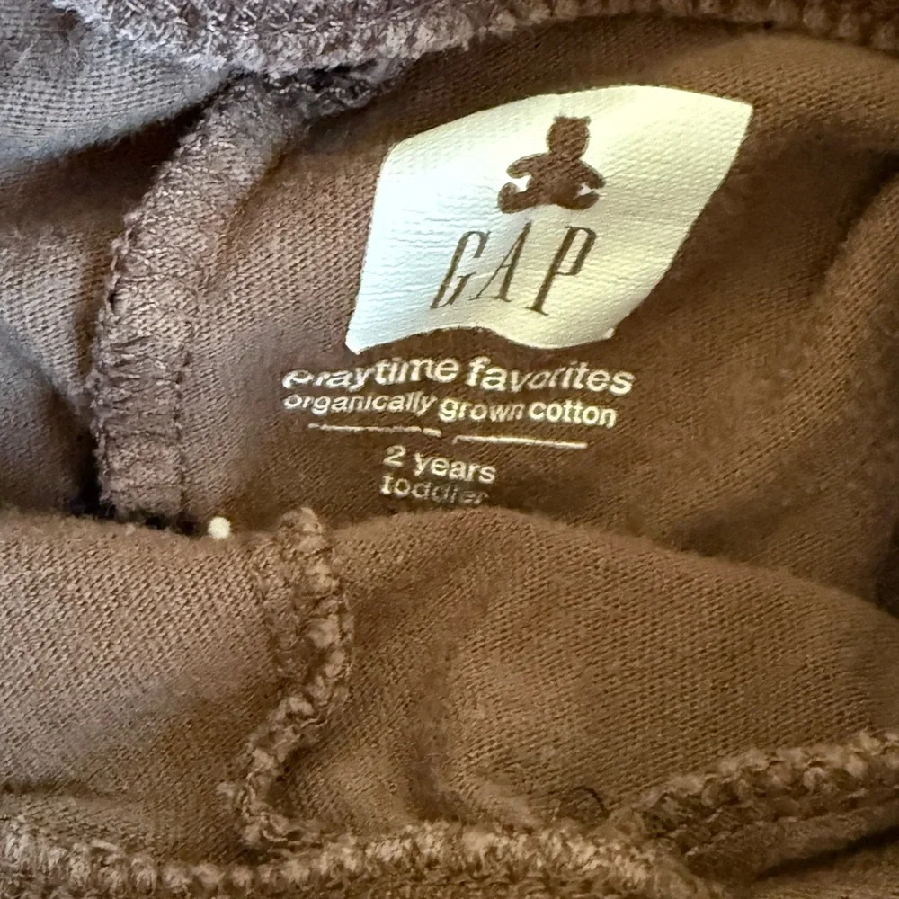 GAP Brown Joggers w/ Adorable Construction Details - Size 2t